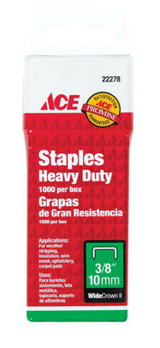 Staple 3/8" Hd Wide Ace