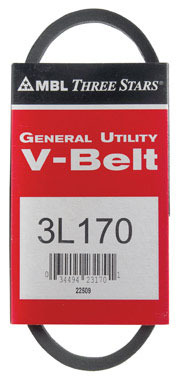 V BELT 3/8" X 17"