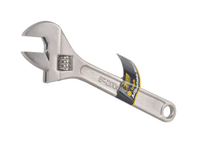 WRENCH ADJUSTABLE  8" STL GRP