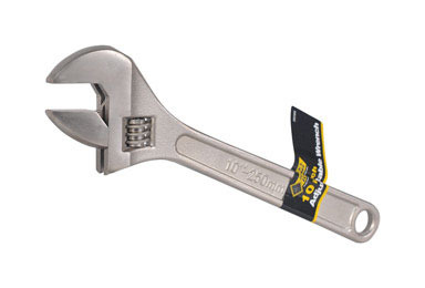 WRENCH ADJUSTABLE 10" STL GRP