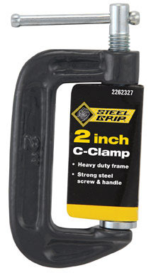 Steel Grip 2 in. C X 1 in. D Adjustable C-Clamp 1 lb 1 pc