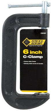 Steel Grip 6 in. C Adjustable C-Clamp 1 pc