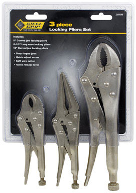 LOCKING PLIERS SET 3PC