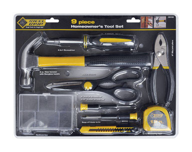 HOMEOWNER TOOL SET 9PC