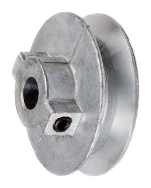 Chicago Die Cast 1 1/2 in. D Zinc Single V Grooved Pulley
