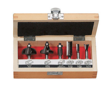 CM ROUTER BIT SET 6PC