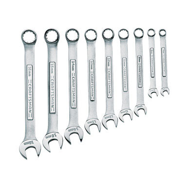 CM 9 PC WRENCH SET MM