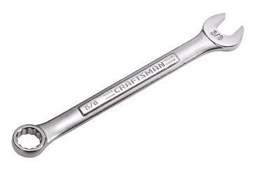 Craftsman 5/8 inch  S X 5/8 inch  S 12 Point SAE Combination Wrench 8 in. L 1 pc