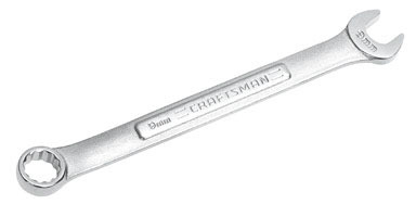 Craftsman 9 millimeter  S X 9 millimeter  S 12 Point Metric Combination Wrench 4.3 in. L 1 pc