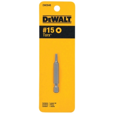 TORX PWR BIT T15 2"