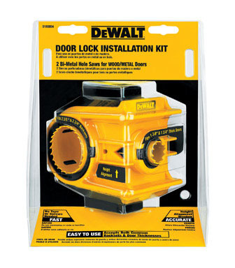 DeWalt Bi-Metal Door Lock Kit