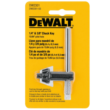 CHUCK KEY 1/4 TO 3/8"