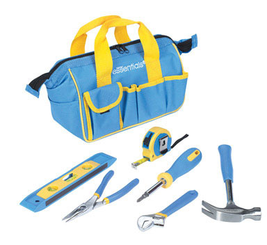 HOME TOOL SET W/BAG 11 PC