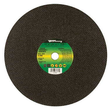 Forney 14 in. D X 1 in. S Silicon Carbide Masonry/Asphalt Cutting Wheel 1 pc