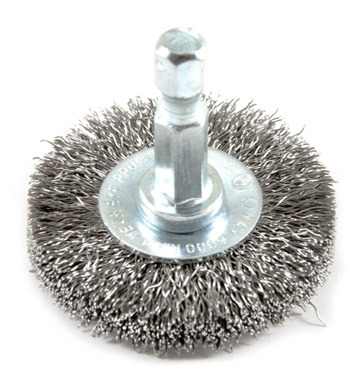 Forney 1-1/2 in. Crimped Wire Wheel Brush Metal 6000 rpm 1 pc