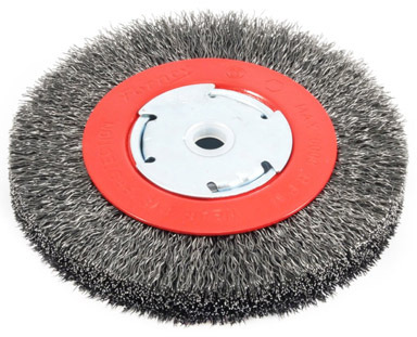 Forney 6 in. Crimped Wire Wheel Brush Metal 6000 rpm 1 pc