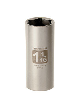 CM 1/2"DR 1-1/16 6PT Deep Socket