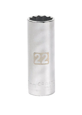 DEEP SOCKET 1/2"DR 22MM