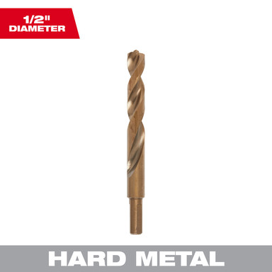 Milwaukee Red Helix 1/2 in. S X 5.12 in. L Steel Thunderbolt Drill Bit 1 pc