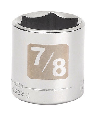 CM 3/8"DR 7/8" 6PT Shallw Socket