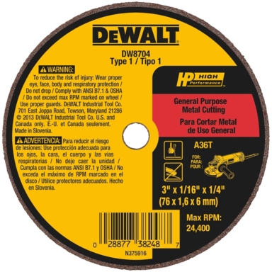 METAL CUT WHL 3X1/16X1/4