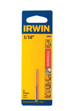 Barr. 1/16" Titanium Irwin