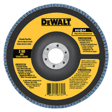 4 x 5/8 x 80G FLAP DISC DEWALT