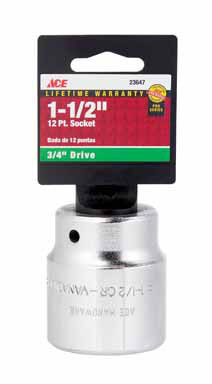 SOCKET 3/4"DR 1-1/2"ACE