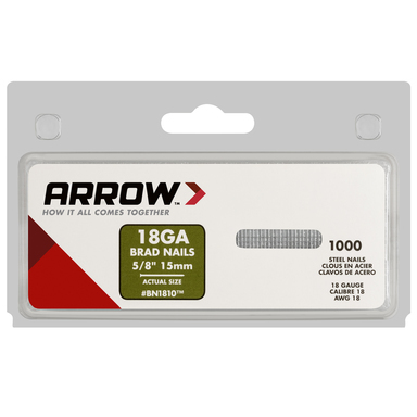 Arrow BN18 18 Ga. G X 1-1/4 in. L Galvanized Steel Brad Nails 1000 pk 0.65 lb