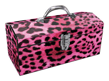 TOOLBOX PINK LEOPARD