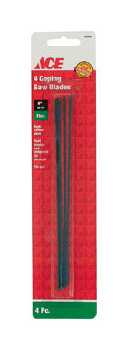 Ace 6.5 in. Carbon Steel Coping Saw Blade 28 TPI 4 pk
