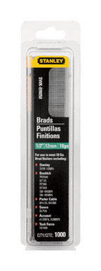 Brad Nail 1/2" 1000pk