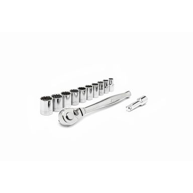 SOCKET/WRENCH 11PC SAE