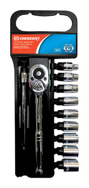 SOCKET/WRENCH SET11PC MM