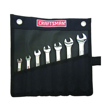 CM WRENCH 7PC ROLLUP SAE