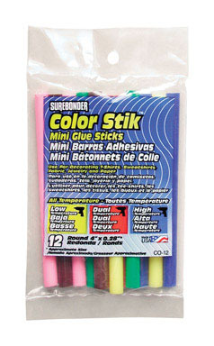 GLUE STICKS MINI COLORS