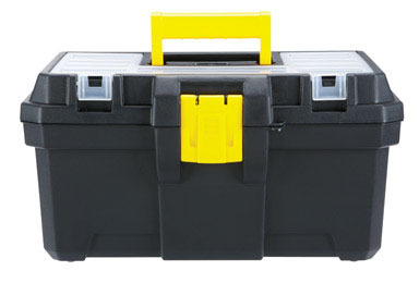 PLASTIC TOOLBOX 16" BLK