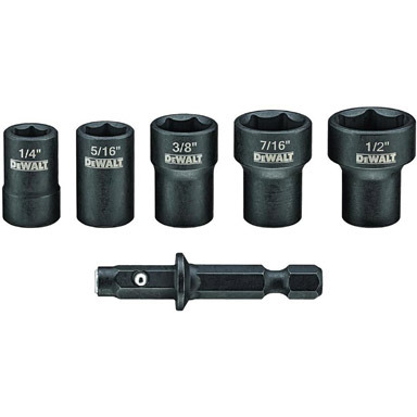 DETATCH NUT DRVR SET 5PC