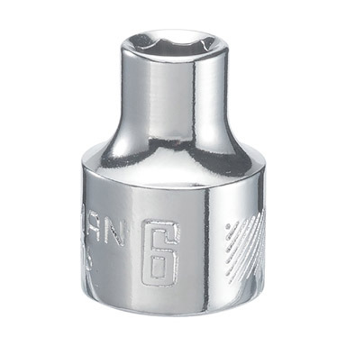 CM SHLW SCKT 3/8" 6MM6PT