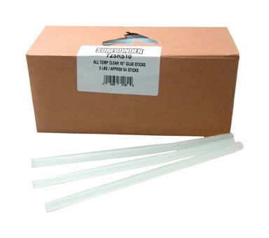 Glue Sticks 0.5x10" Clr