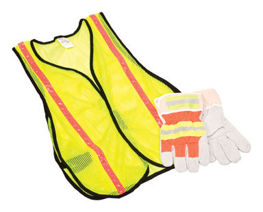 SAFETY VEST GLOVE COMBO