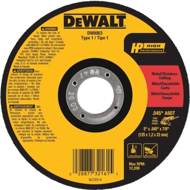 C/O WHEEL 5X7/8X.045 DW