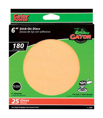 SAND DISC6" 180 GRT 25PK