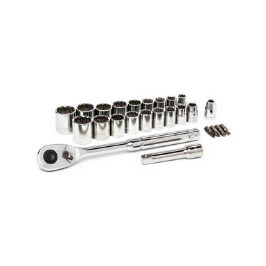 25PC 3/8" DRIVE COMBO SOCKET SET