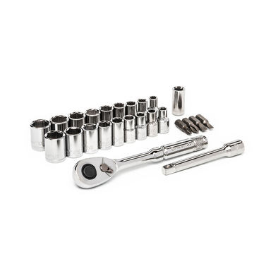 Sckt Wrch Set25pc 1/4"dr