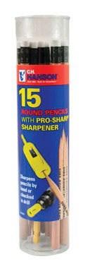 C.H. Hanson Pro-Sharp Pencil Gray 15 pc