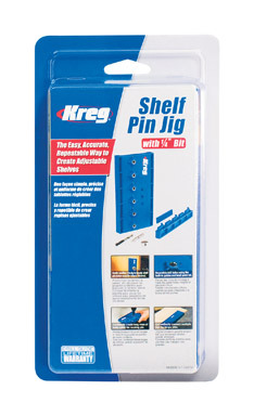 SHELF PIN JIG KREG