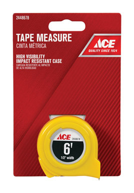 TAPE RULE 1/2"X6' HIVIS