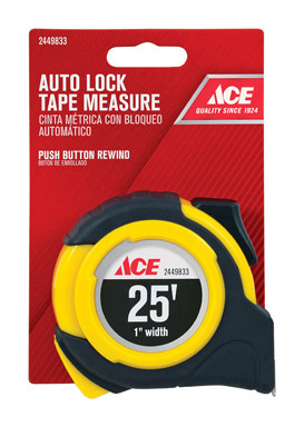 Ace Tape Measure Autolock 1"x25'