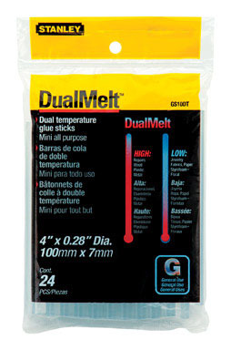 4" MINI DUAL TEMP GLUE STICKS 24